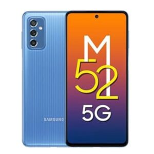 Refurbished Samsung Galaxy M52 5G (ICY Blue, 8GB RAM, 128GB Storage) Latest Snapdragon 778G 5G | sAMOLED 120Hz Display, Large