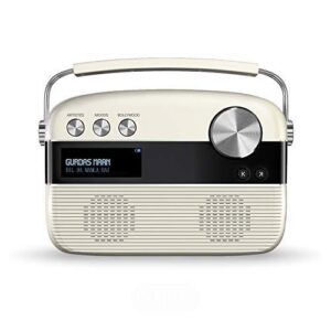 Refurbished Saregama Carvaan Punjabi - Portable Music Player with 5000 Preloaded Songs, FM/BT/AUX (Porcelain White)